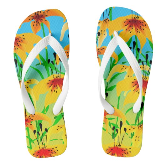 Tiger Lilies Teenslippers (Voetbed)