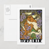 Tiger Lillie Briefkaart (Voorkant / Achterkant)