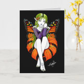 Tiger Lillith Flower Fairy Kaart (Gele Bloem)