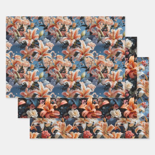 Tiger Lilly Collectie 3 x Inpakpapier Vel (Set)