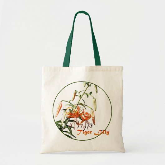 Tiger Lilly Tote Bag (Voorkant)