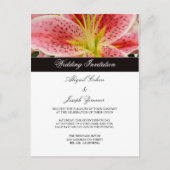 Tiger Lilly Wedding Invitation Briefkaarten (Voorkant)