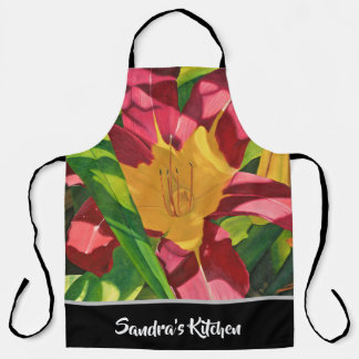 Tiger Lily All-over Grote Print Schort