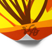 Tiger Lily Art Poster (Hoek)