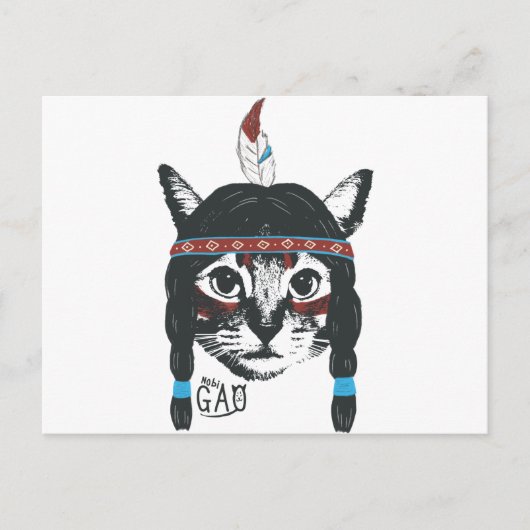 Tiger Lily Briefkaart (Voorkant)