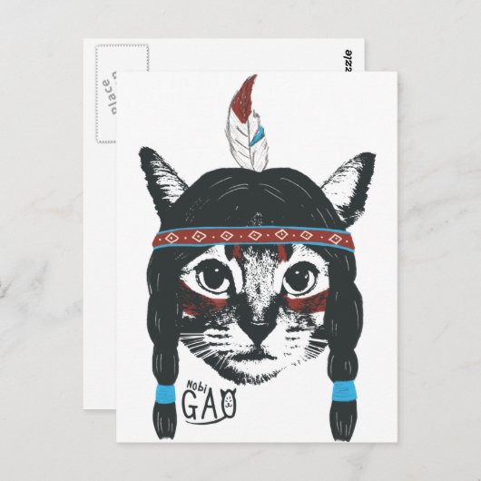 Tiger Lily Briefkaart (Voorkant / Achterkant)