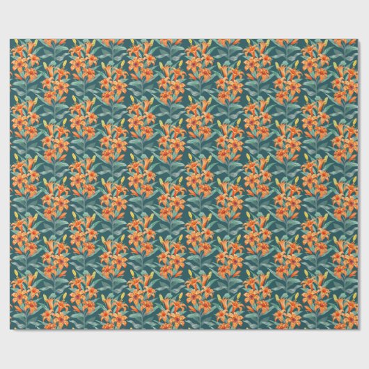 Tiger Lily Cadeaupapier (Vlak)