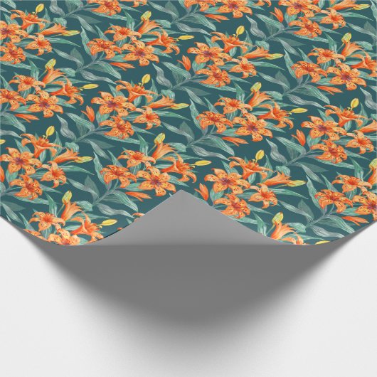 Tiger Lily Cadeaupapier (Hoek)