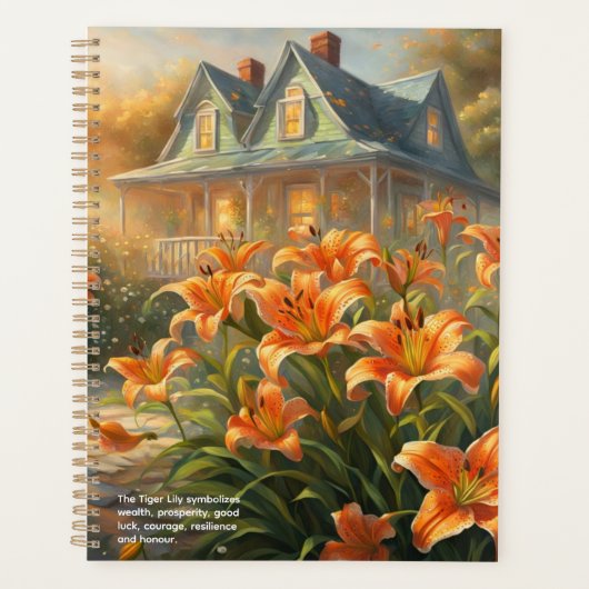 Tiger Lily Calendar Planner (Voorkant)