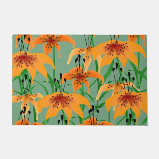 Tiger Lily door Mat (Voorkant)
