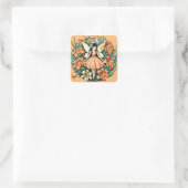 Tiger Lily Fairy Vierkante Sticker (Tas)