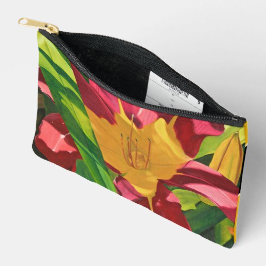 Tiger Lily Floral Accessoirezak Etui (Open)