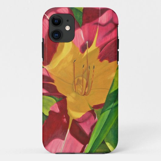 Tiger Lily Floral Case-Mate iPhone Case (Achterkant)