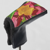 Tiger Lily Floral Golfheadcover (3/4 voorkant)