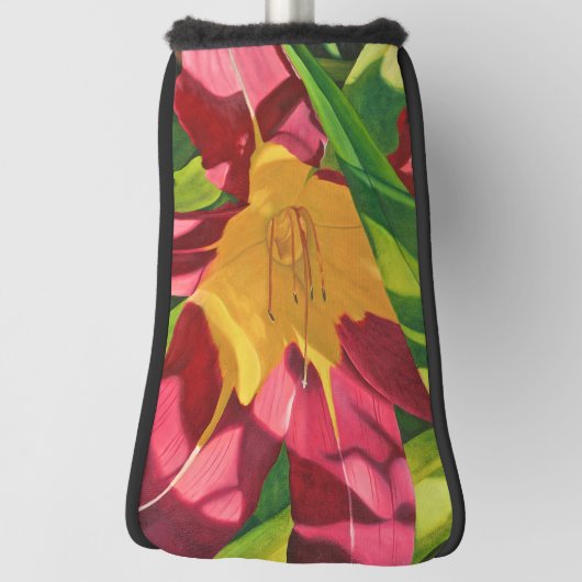 Tiger Lily Floral Golfheadcover (Draai 90)