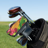 Tiger Lily Floral Golfheadcover (Insitu)