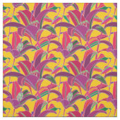 Tiger Lily Floral Pattern Stof (Swatch)
