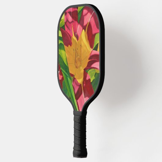 Tiger Lily Floral Pickleball Paddle (Links)