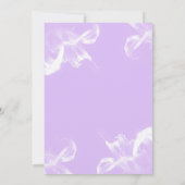 Tiger Lily Floral Wedding Rehearsal Uitnodiging (Achterkant)