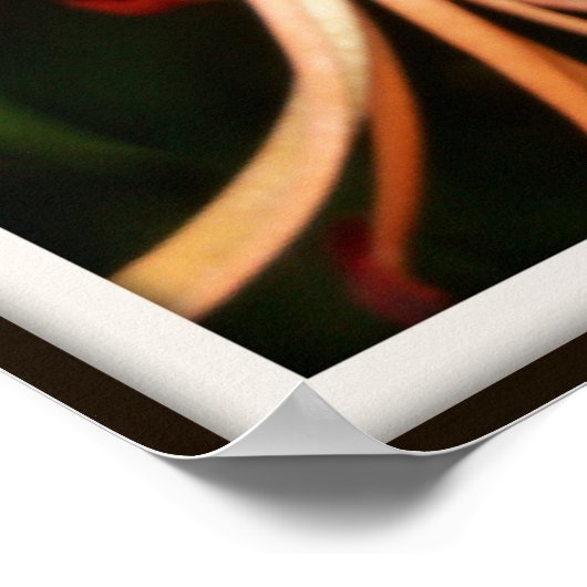 Tiger Lily Flower Garden Poster (Hoek)