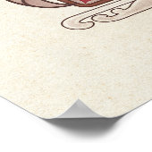 Tiger Lily Flowers Protection Welvaart Poster (Hoek)