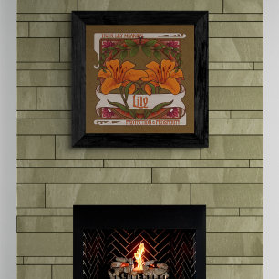 Tiger Lily  Flowers Protection Welvaart Poster