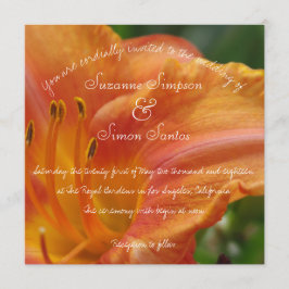Tiger Lily Invitation Kaart