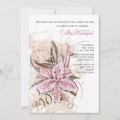 Tiger Lily Invitation Kaart (Voorkant)