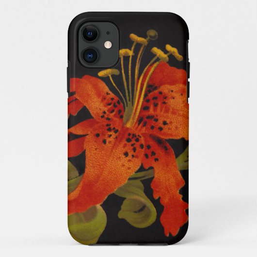 Tiger Lily iPhone 5/5S Hoesje (Achterkant)