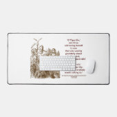 Tiger-Lily kan praten met Wonderland. Bureaumat (Keyboard & Muis)