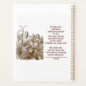 Tiger-Lily kan praten met Wonderland. Planner (Achterkant)