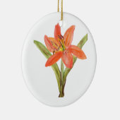 Tiger Lily Keramisch Ornament (Rechts)