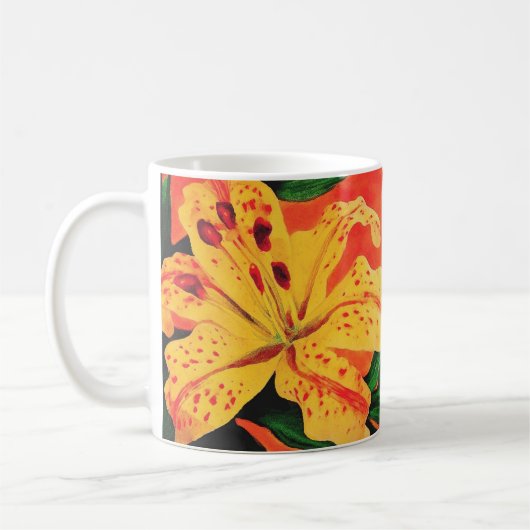 Tiger Lily Koffiemok (Links)
