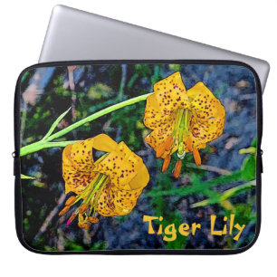 Tiger Lily Laptop Sleeve