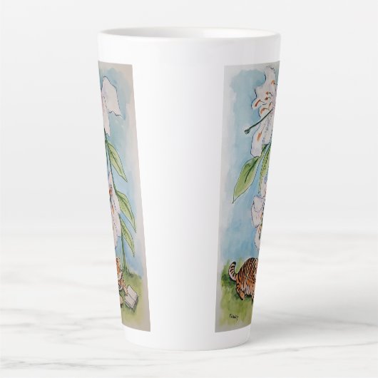 Tiger Lily Latte-mok Latte Mok (Voorkant)