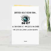 Tiger Lily Morn (kaart) Kaart (Achterkant)