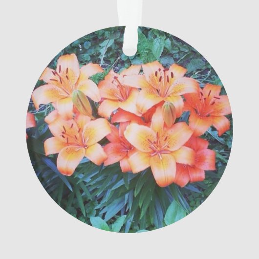 Tiger Lily Ornament (achterkant)