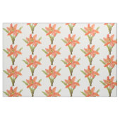 Tiger Lily Patterned Fabric Stof (Fat Quarter)
