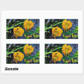 Tiger Lily Rechthoekige Sticker (Vel)