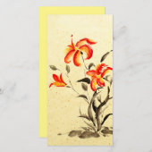 Tiger Lily - rood (Voorkant / Achterkant)