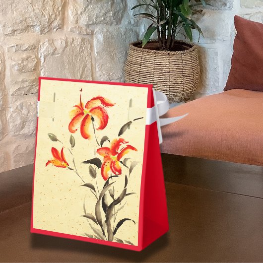 Tiger Lily - rood Bedankdoosjes