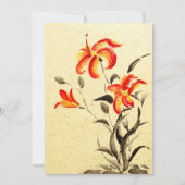 Tiger Lily - rood Kaart (Voorkant)