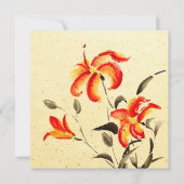 Tiger Lily - rood Kaart (Voorkant)