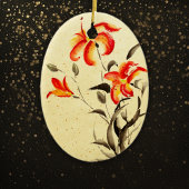 Tiger Lily - rood Keramisch Ornament