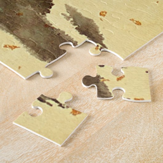 Tiger Lily - rood Legpuzzel (Zijkant)