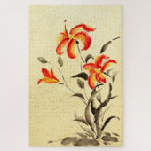 Tiger Lily - rood Legpuzzel (Verticaal)