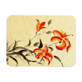 Tiger Lily - rood Magneet (Horizontaal)