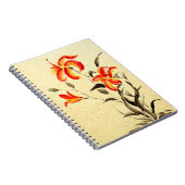 Tiger Lily - rood Notitieboek (Rechterzijde)