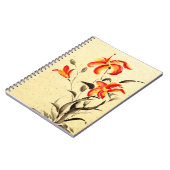 Tiger Lily - rood Notitieboek (Linkerzijde)