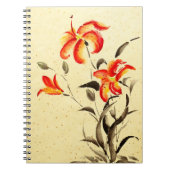 Tiger Lily - rood Notitieboek (Voorkant)